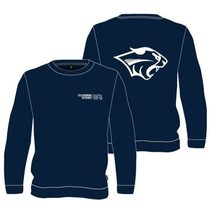 Image de Chandail coton ouaté manches longues - Vêtement Régulier (Marine)