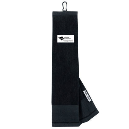 Image de Serviette de golf (Noir)